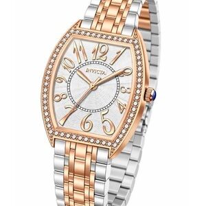 Invicta Women's Rose Gold and Silver Watch